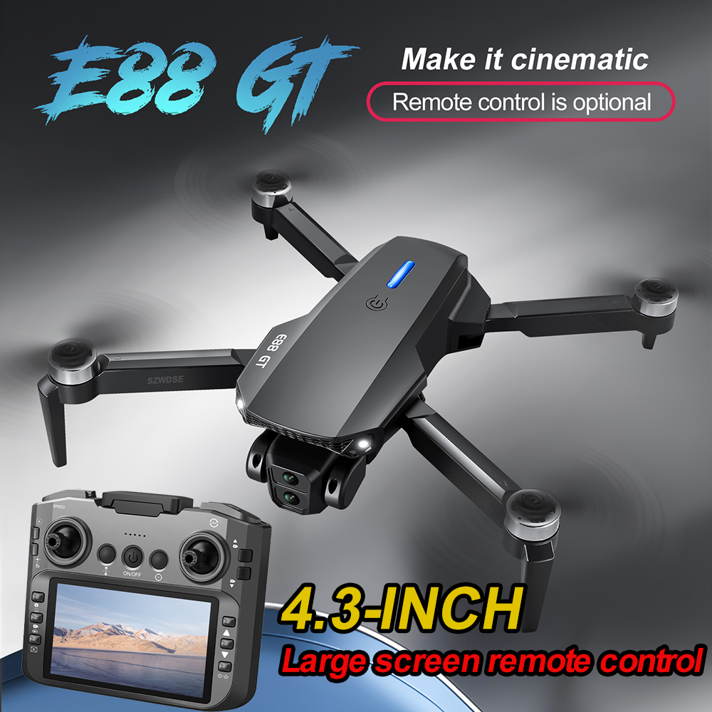 Drone Camera Professional - โดรนรุ่นใหม่ E88GT ระบบ Optical Flow Positioning
