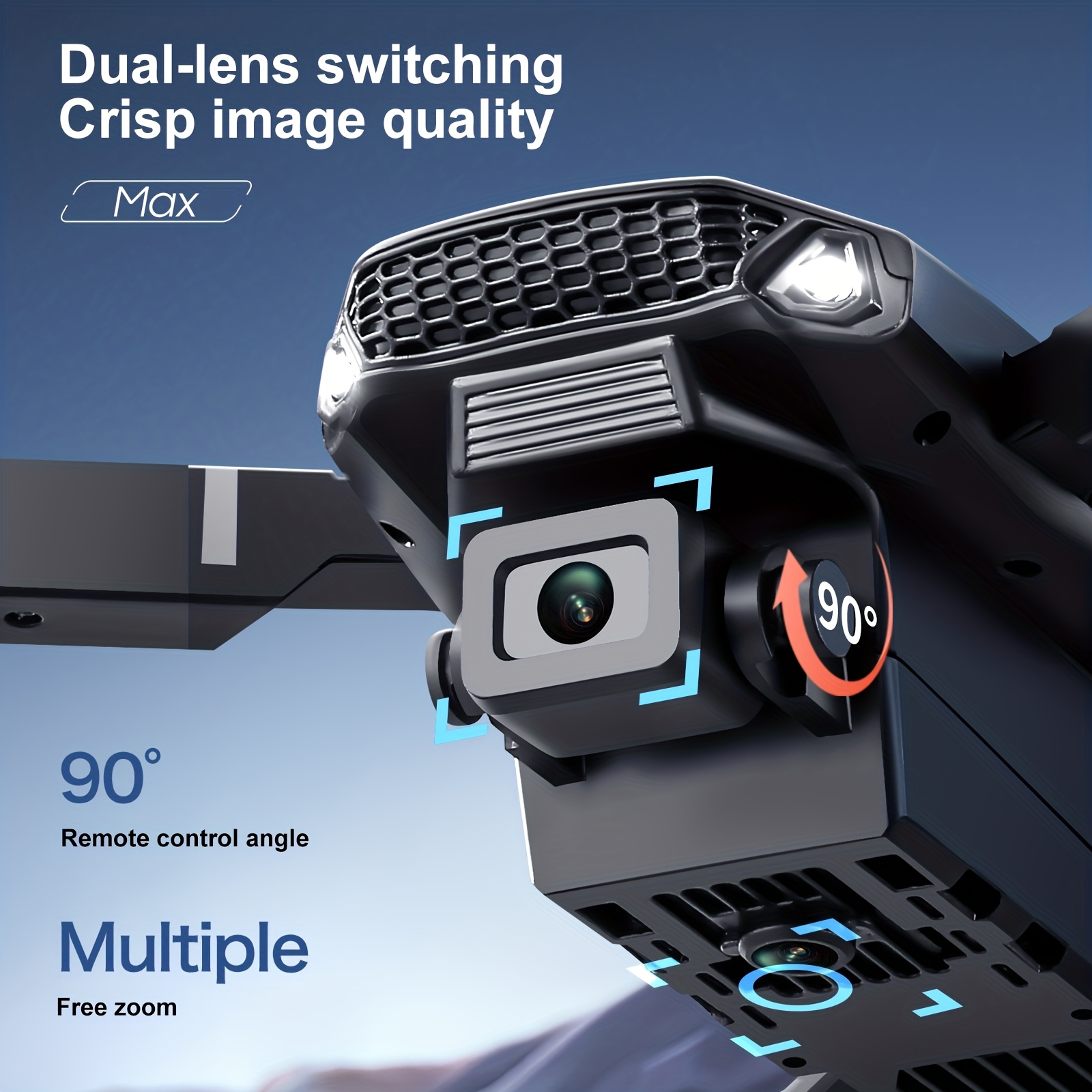 โดรนพับได้รุ่นอัปเกรด E88 PRO  - Drone Camera 4K บทวิจารณ์และราคา