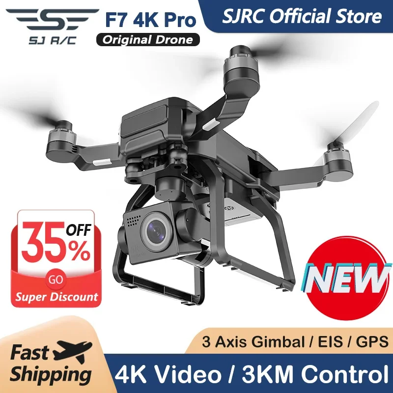 SJRC F7 4K PROกล้องDrone GPS H - Drone Camera Professional บทวิจารณ์และราคา