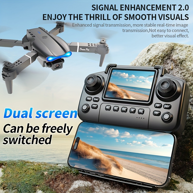 โดรนพับได้รุ่น E99 PRO MAX พร้ - Drone Camera Professional บทวิจารณ์และราคา